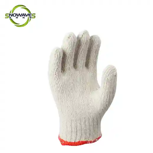 cotton knitted gloves